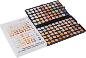 Professional Eyeshadow Palette Variety Shades PNG Image