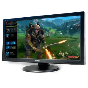 Professional Gaming Monitor Png Agq PNG Image