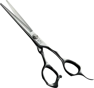 Professional Hairdressing Scissorson Black PNG Image