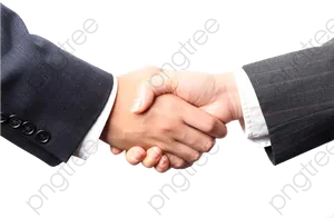 Professional Handshake Agreement.png PNG Image