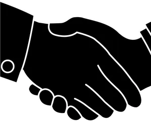 Professional Handshake Icon PNG Image