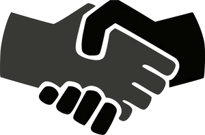 Professional Handshake Icon PNG Image