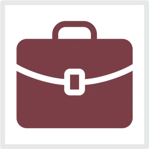 Professional Lawyer Briefcase Icon PNG Image