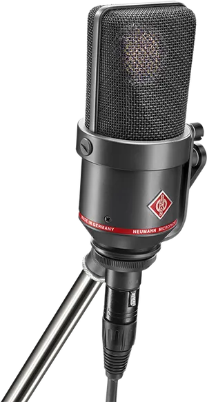 Professional Neumann Studio Microphone PNG Image