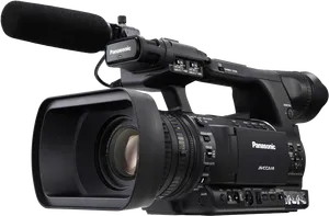 Professional Panasonic Camcorder PNG Image