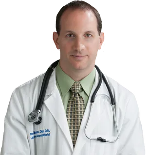 Professional Physician Portrait PNG Image