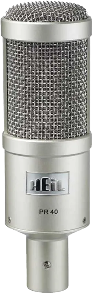 Professional Podcast Microphone Heil P R40 PNG Image