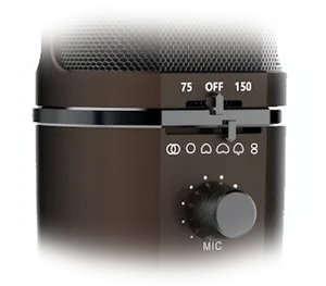 Professional Podcast Microphone PNG Image