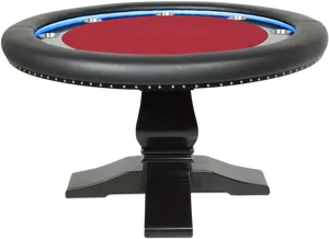 Professional Poker Table Empty PNG Image