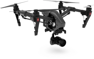 Professional Quadcopter Drone With Camera PNG Image