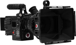 Professional R E D Cinema Camera Setup PNG Image