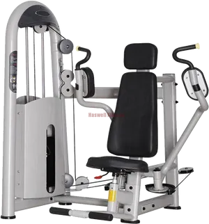 Professional Seated Row Machine Gym Equipment PNG Image