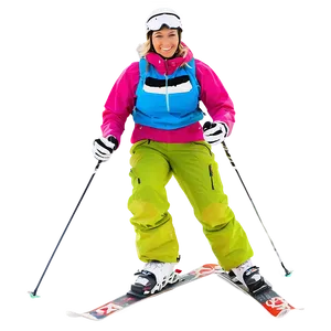 Professional Skier Png Hjm PNG Image