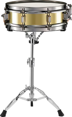 Professional Snare Drumon Stand PNG Image