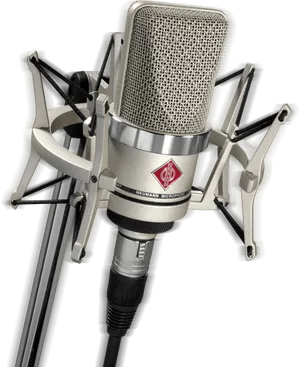 Professional Studio Microphone PNG Image