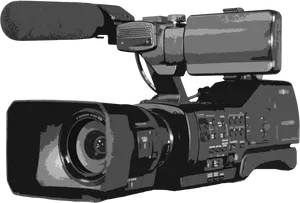 Professional Video Camera PNG