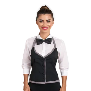 Professional Waitress Uniform Png Bbe PNG Image