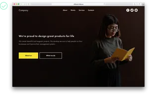 Professional Website Design Homepage PNG Image