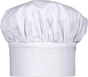 Professional White Chef Hat PNG Image