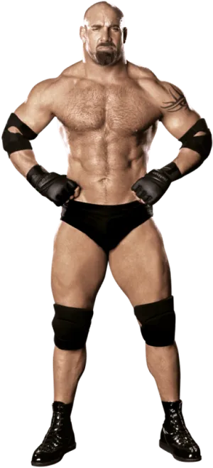 Professional Wrestler Stance PNG Image