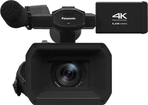 Professional4 K Panasonic Camera PNG