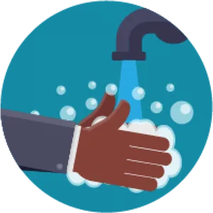 Proper Hand Washing Technique PNG Image