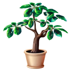 Prosperous Money Tree Image Png Fue53 PNG Image