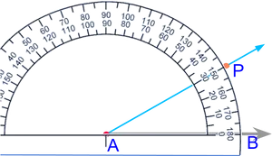 Protractor Measuring Angle PNG Image