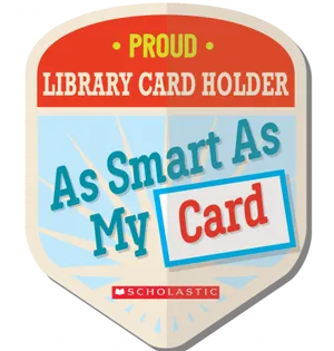 Proud Library Card Holder Sticker PNG