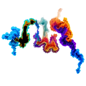 Psychedelic Smoke Colors Png Qjn PNG Image