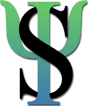 Psychology Symbol Gradient Dollar Sign PNG Image