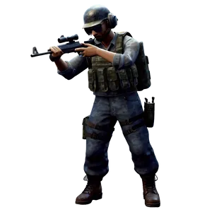 Pubg Character Action Pose Png 35 PNG Image