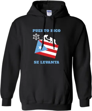 Puerto Rico Se Levanta Hoodie PNG Image