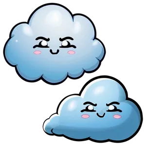 Puffy Cute Cloud Png Shk PNG Image