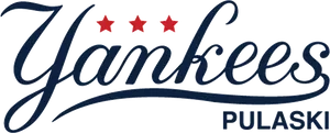 Pulaski Yankees Logowith Stars PNG Image