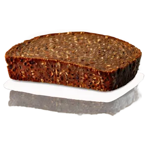 Pumpernickel Bread Slice Png 30 PNG Image