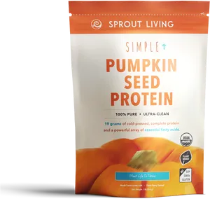 Pumpkin Seed Protein Powder Package PNG