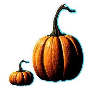 Pumpkin Silhouette B PNG Image