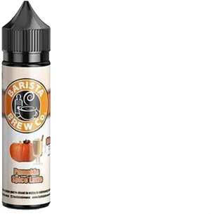 Pumpkin Spice Latte Eliquid Bottle PNG Image