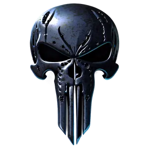 Punisher Skull With Swords Png 06252024 PNG Image