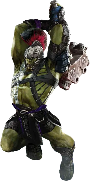 Punk_ Hulk_ Action_ Pose PNG Image