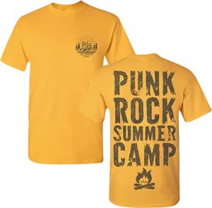 Punk Rock Summer Camp Lakers T Shirt PNG Image