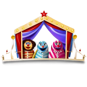 Puppet Theater Show Png 06252024 PNG Image