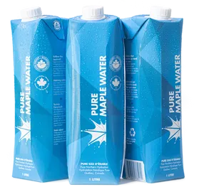 Pure Maple Water Packaging PNG