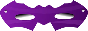 Purple Anonymous Mask Graphic PNG Image