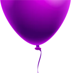 Purple Balloon Transparent Background.png PNG Image