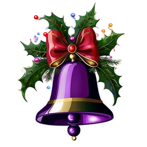 Purple Christmas Bells Png Fgj62 PNG Image