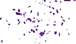 Purple Confettion Black Background PNG Image