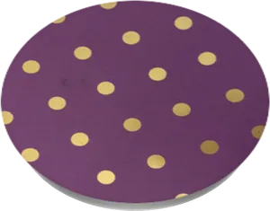 Purple Dots Pattern PNG Image