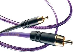 Purple Flare Audio Cable PNG Image